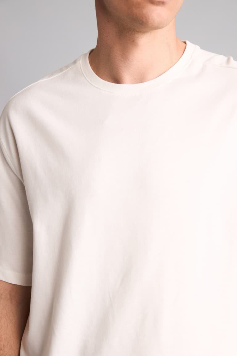 100% Cotton Relax Fit Crew Neck Short Sleeve Rose Color T-Shirt