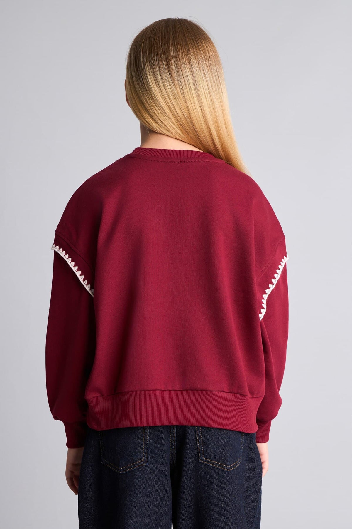 Relax Crew Neck Printed Sweatshirt Girls