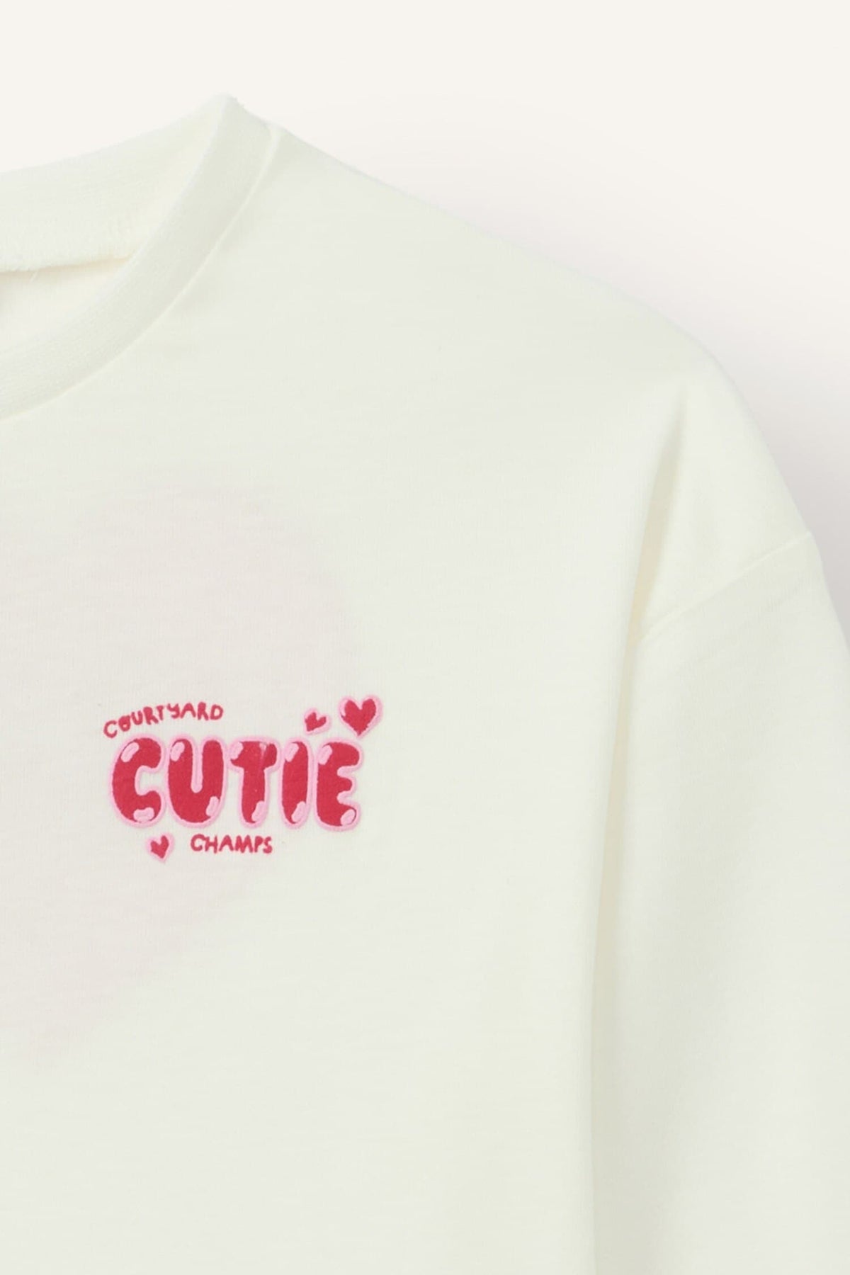 100% Cotton Crew Neck Back Printed Combed Cotton Long Sleeve T-Shirt Baby Girl