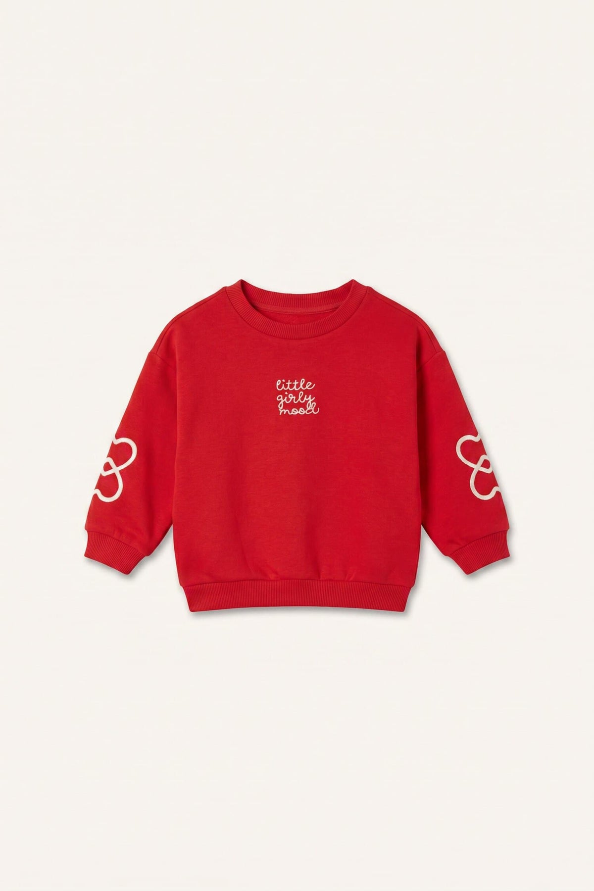 Crew Neck Printed Thick Sweatshirt Fabric Sweatshirt Baby Girl Main image