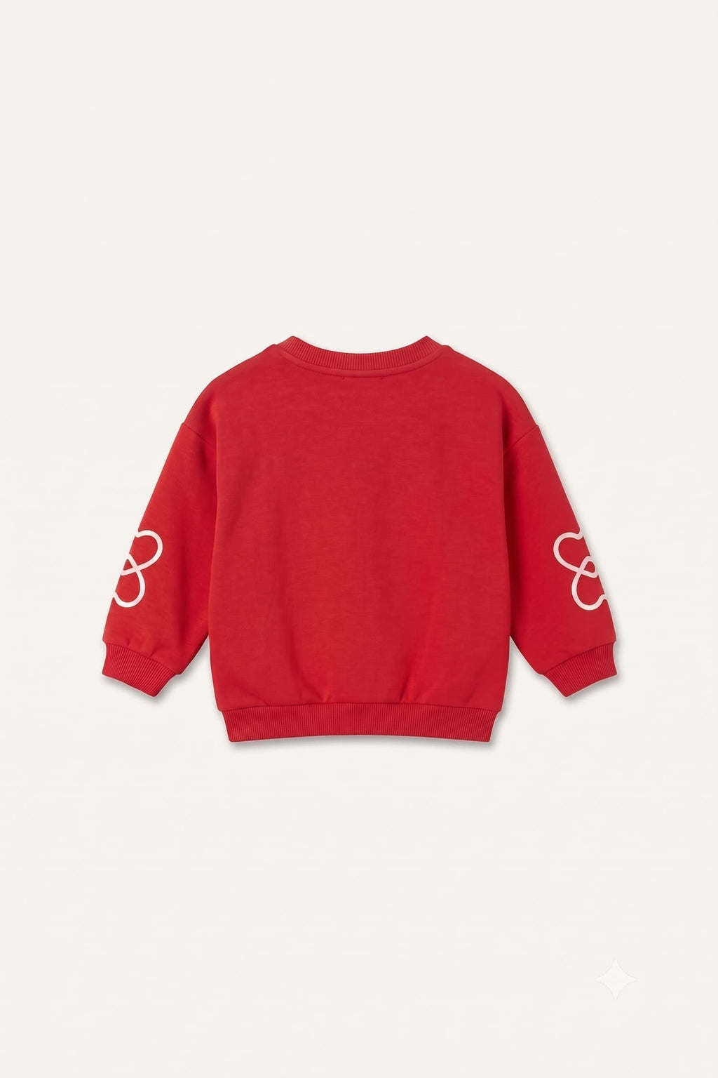 Crew Neck Printed Thick Sweatshirt Fabric Sweatshirt Baby Girl