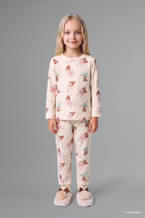 Patterned 2-Piece Pajama Set Baby Girl
