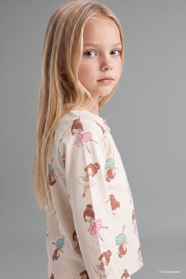 Patterned 2-Piece Pajama Set Baby Girl