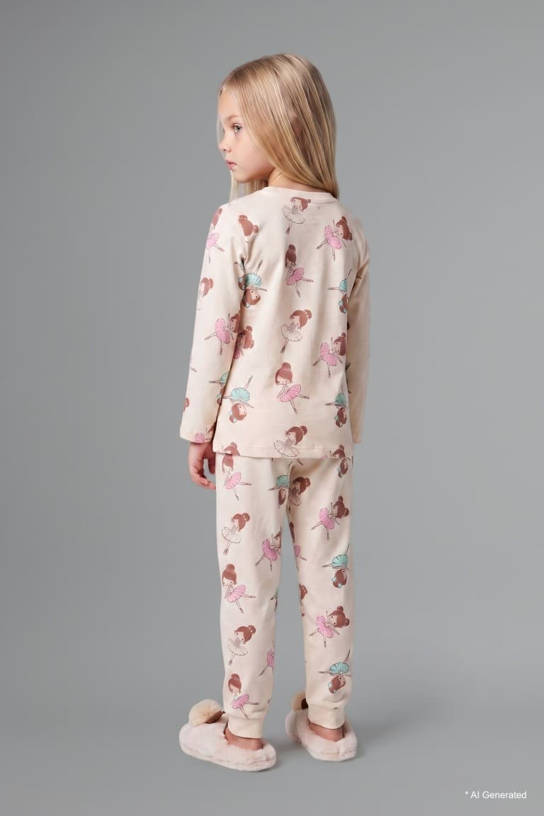 Patterned 2-Piece Pajama Set Baby Girl