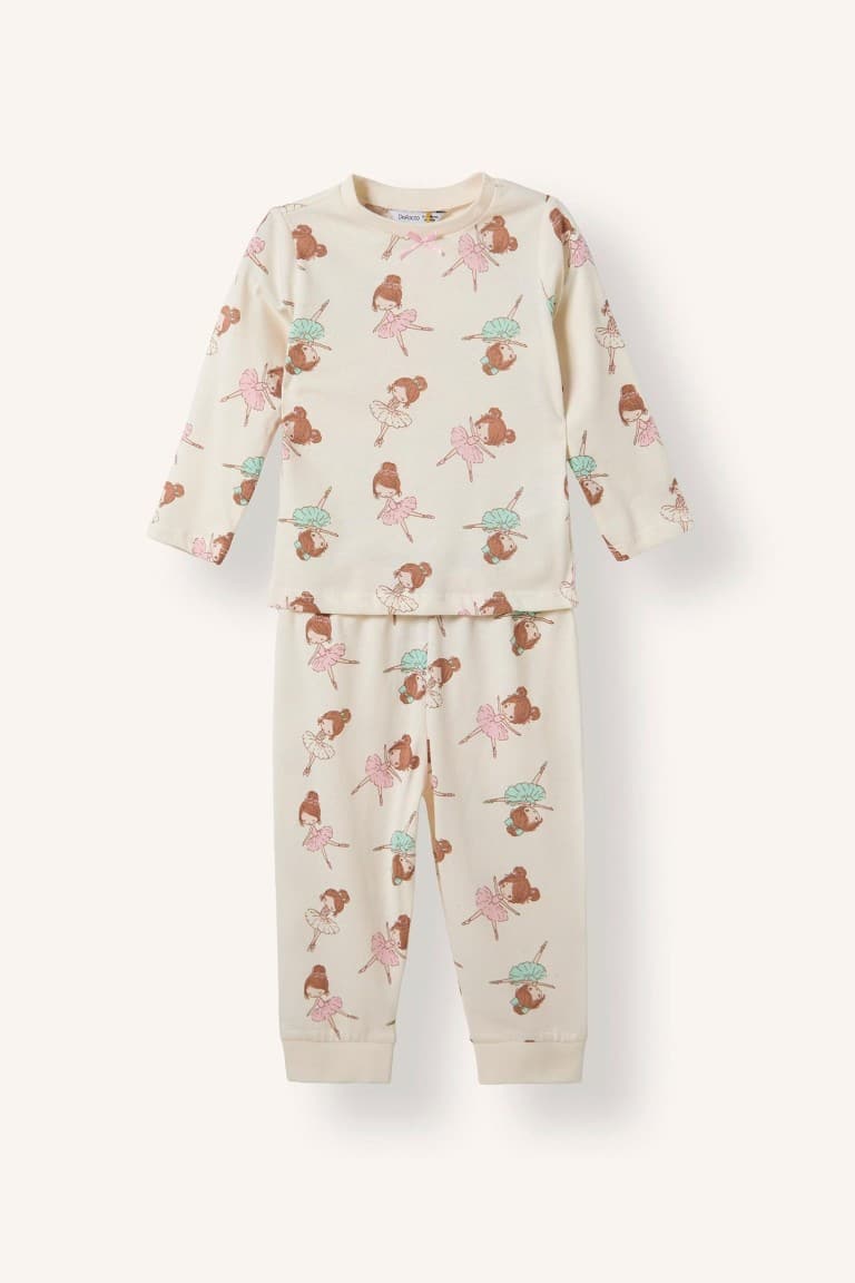 Patterned 2-Piece Pajama Set Baby Girl