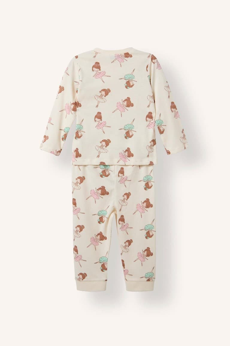 Patterned 2-Piece Pajama Set Baby Girl