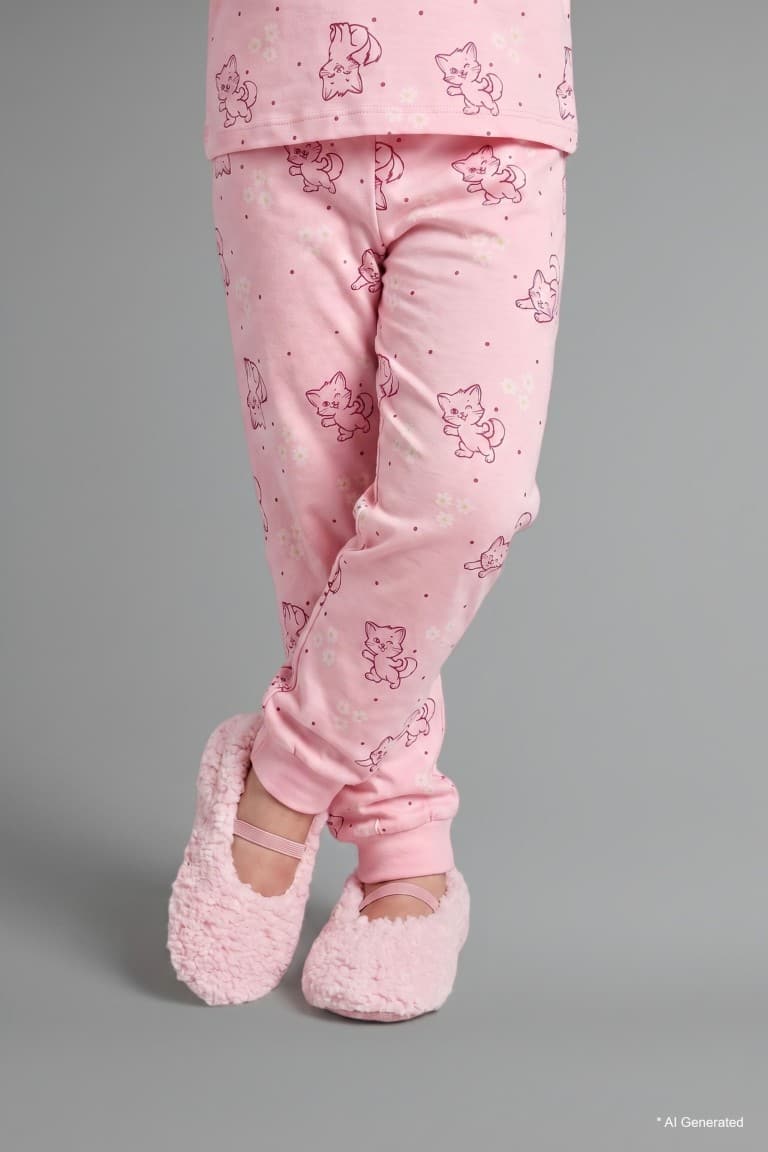 Patterned 2-Piece Pajama Set Baby Girl