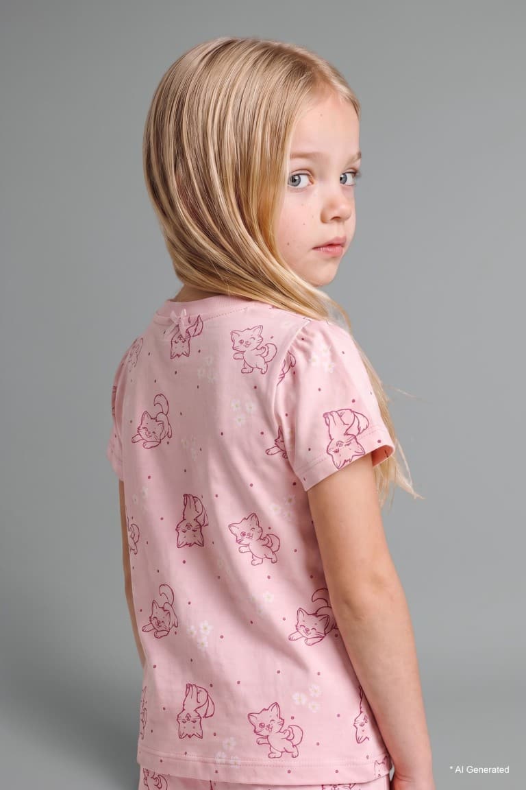 Patterned 2-Piece Pajama Set Baby Girl