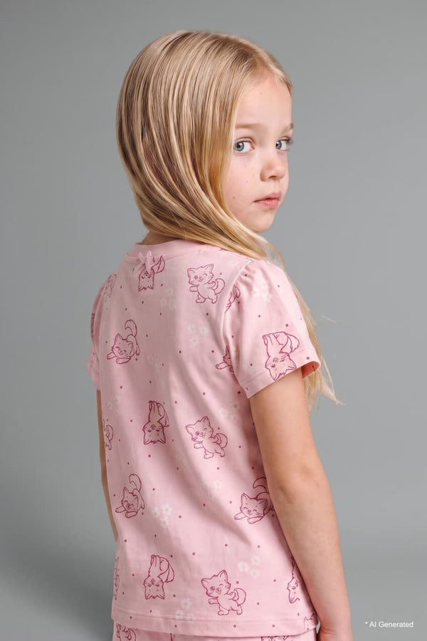 Patterned 2-Piece Pajama Set Baby Girl