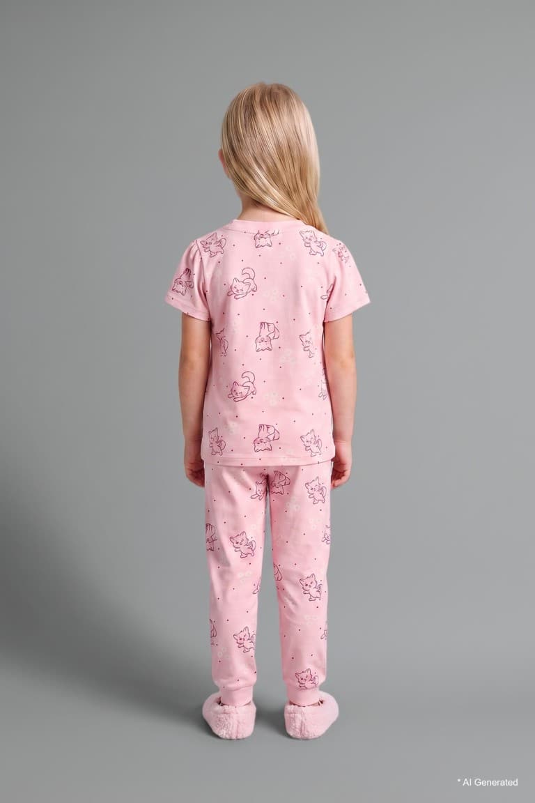 Patterned 2-Piece Pajama Set Baby Girl