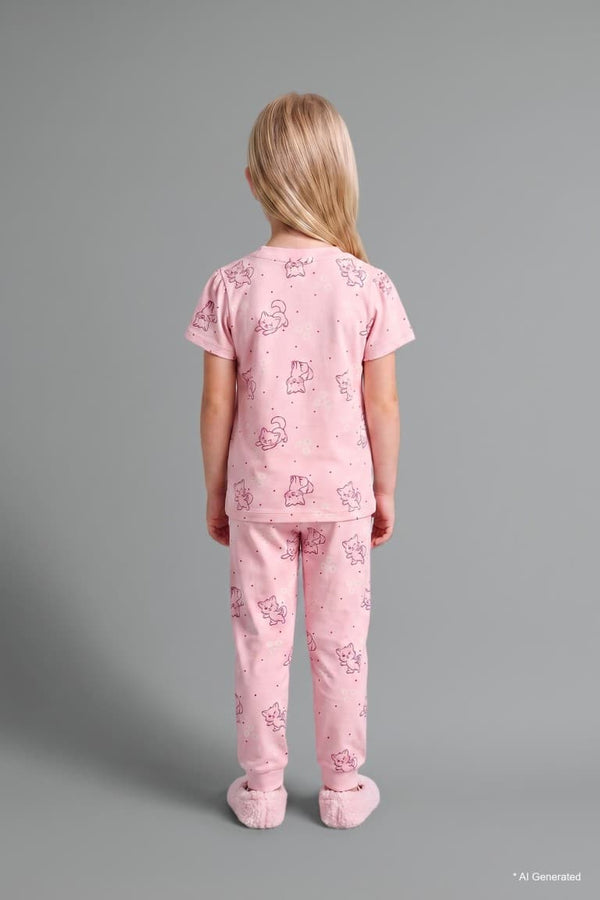 Patterned 2-Piece Pajama Set Baby Girl