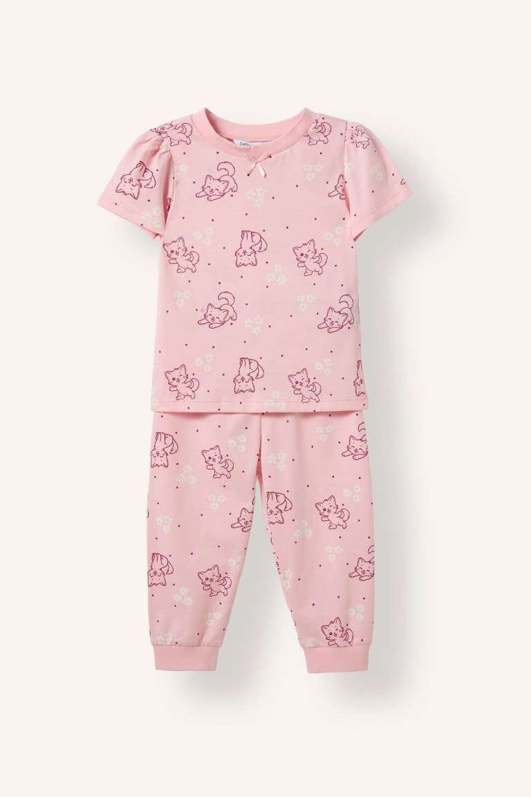 Patterned 2-Piece Pajama Set Baby Girl
