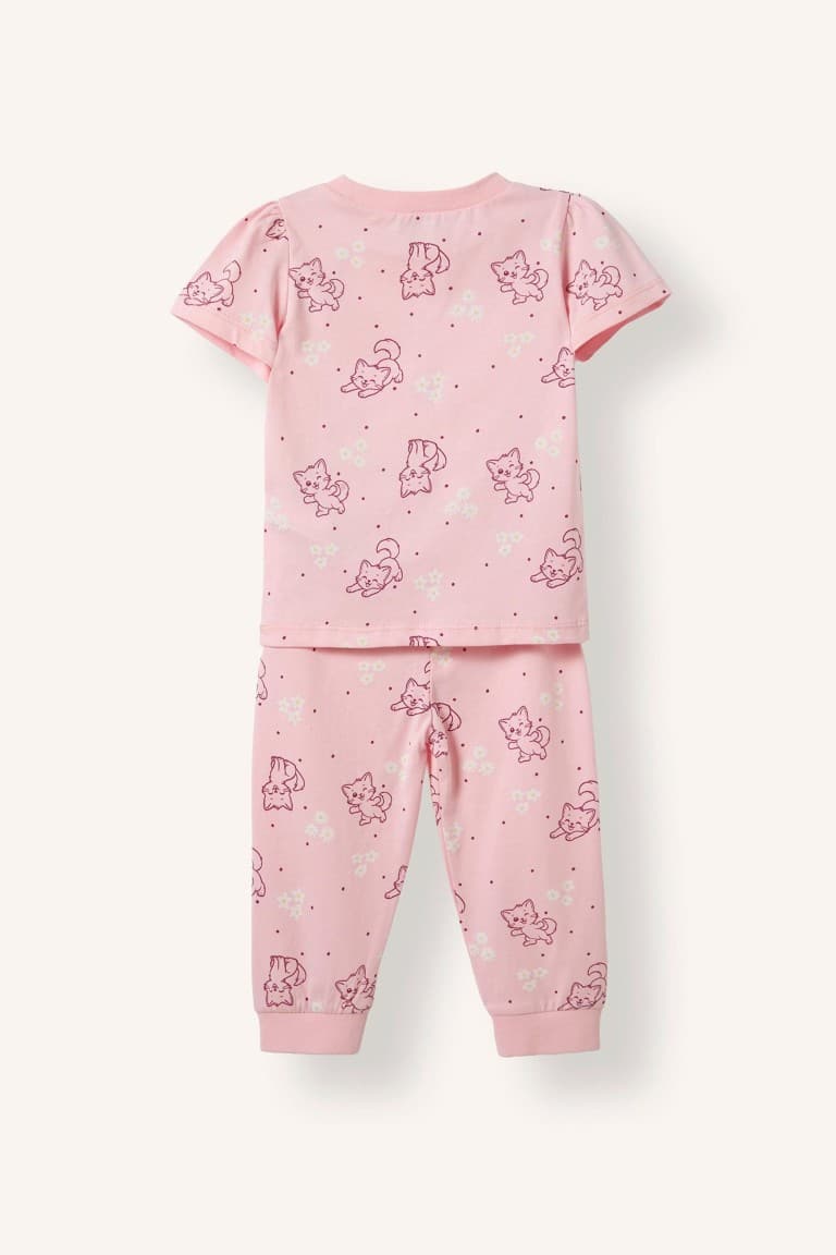 Patterned 2-Piece Pajama Set Baby Girl