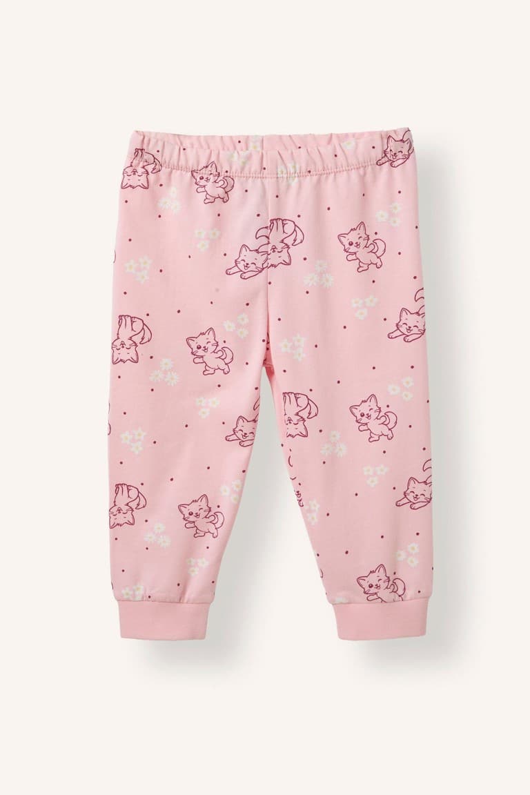Patterned 2-Piece Pajama Set Baby Girl