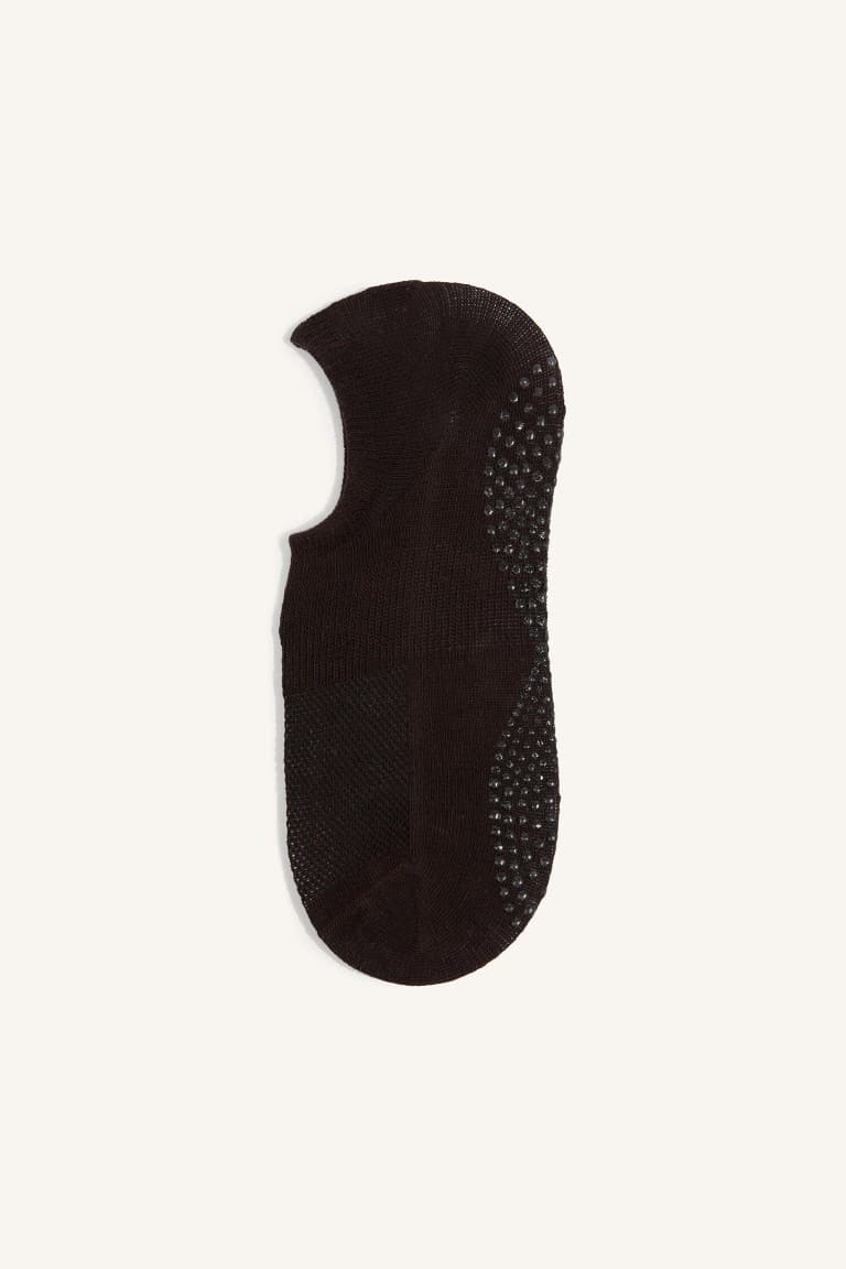 Women Non-Slip Sole 2-Pack Cotton Pilates Socks