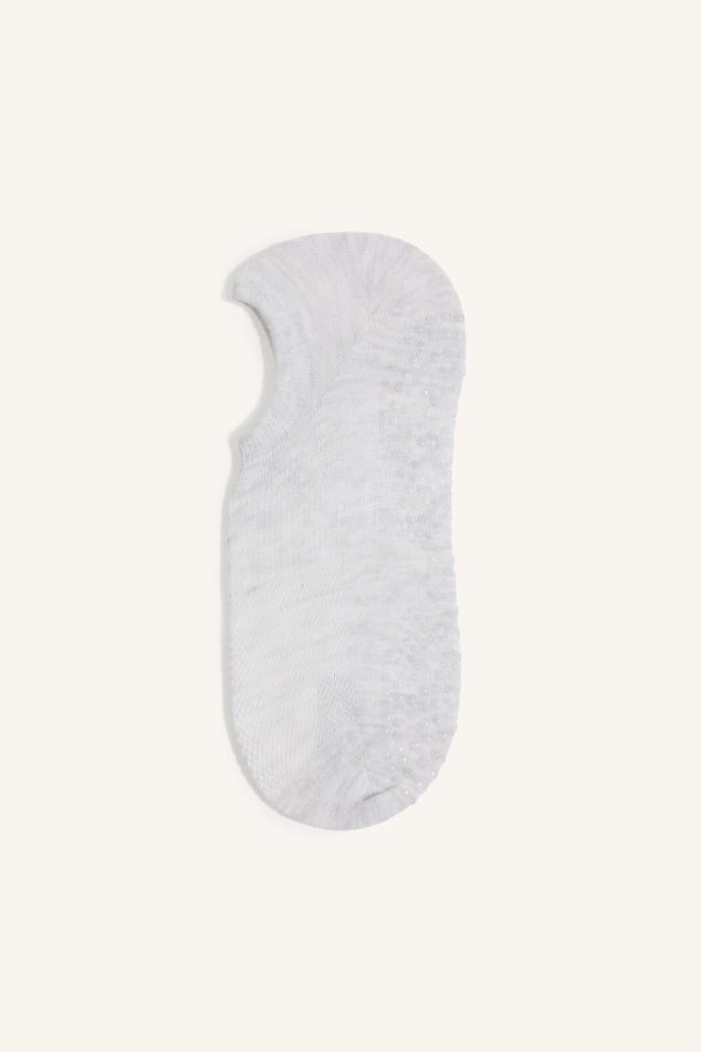 Women Non-Slip Sole 2-Pack Cotton Pilates Socks