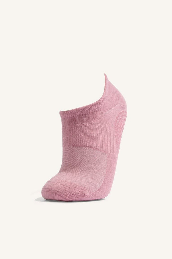 Women Non-Slip Sole 2-Pack Cotton Pilates Socks