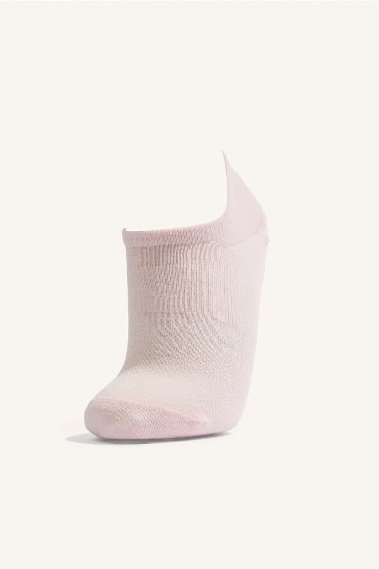 Women Non-Slip Sole 2-Pack Cotton Pilates Socks
