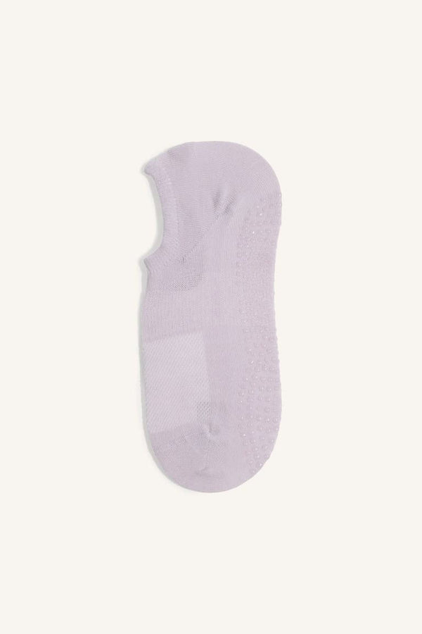 Women Non-Slip Sole 2-Pack Cotton Pilates Socks