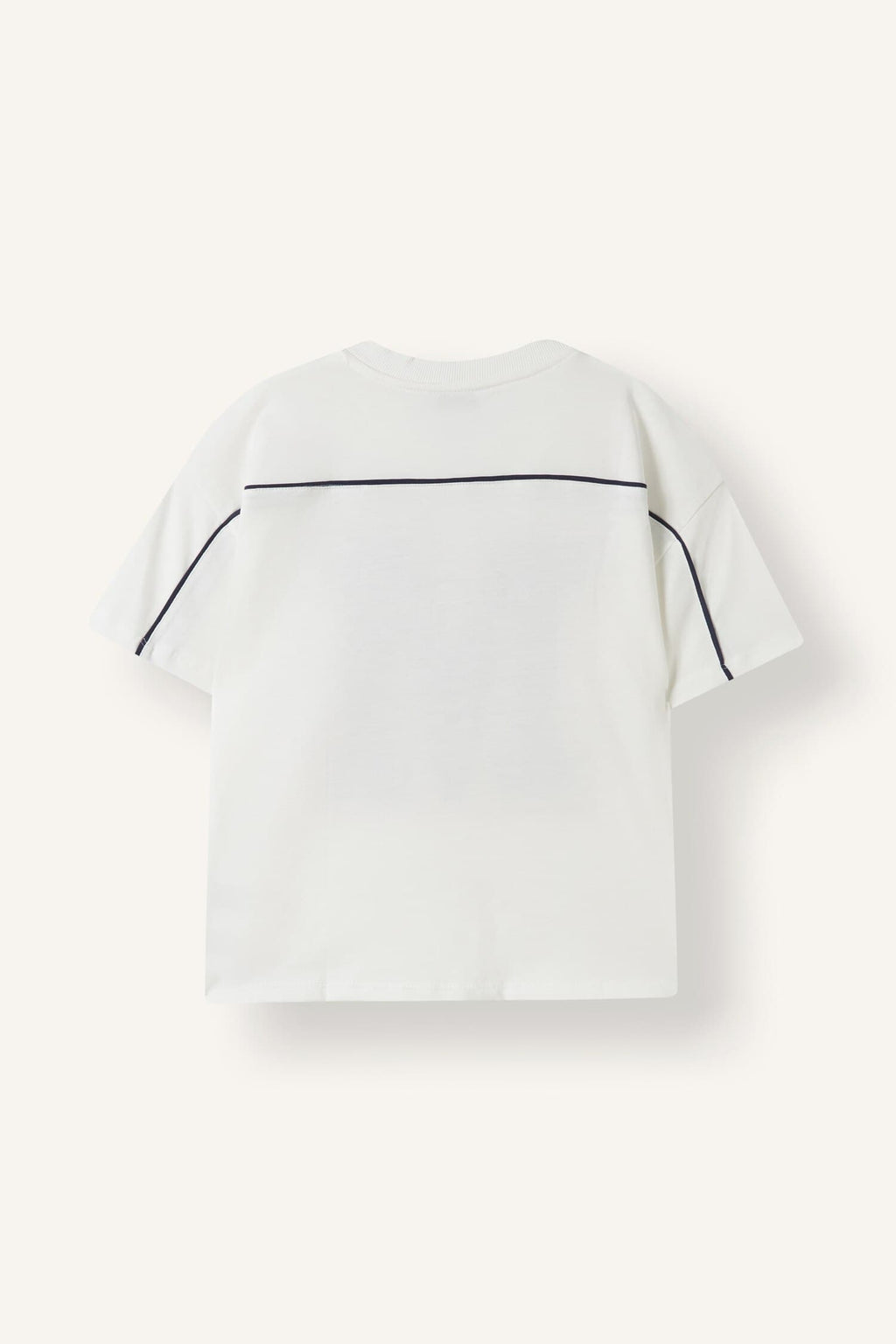 100% Cotton Regular Fit V-Neck Printed Short Sleeve T-Shirt Girls