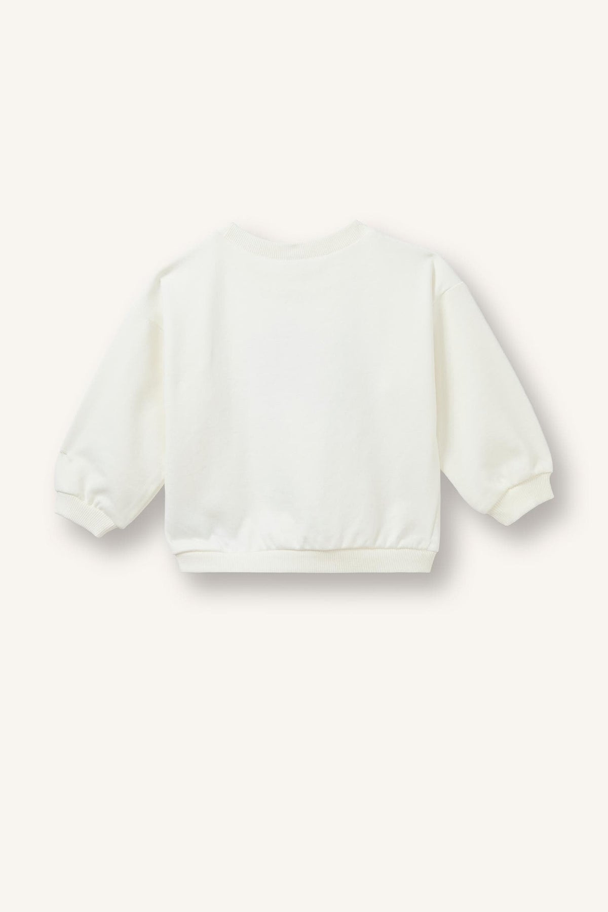 Star Printed Regular Fit Crew Neck Sweatshirt Baby Girl