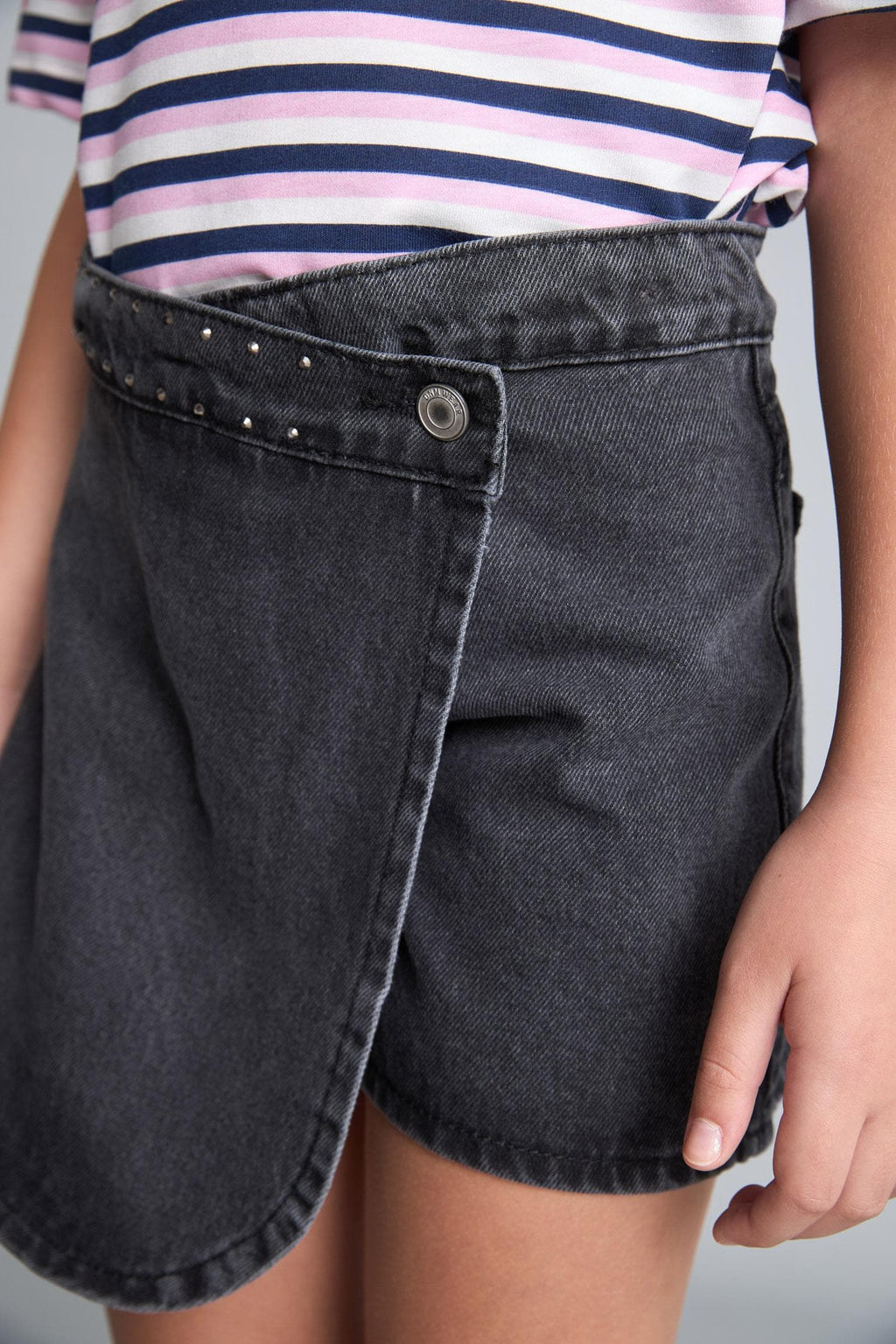 100% Cotton Jean Shorts Skirt Girls