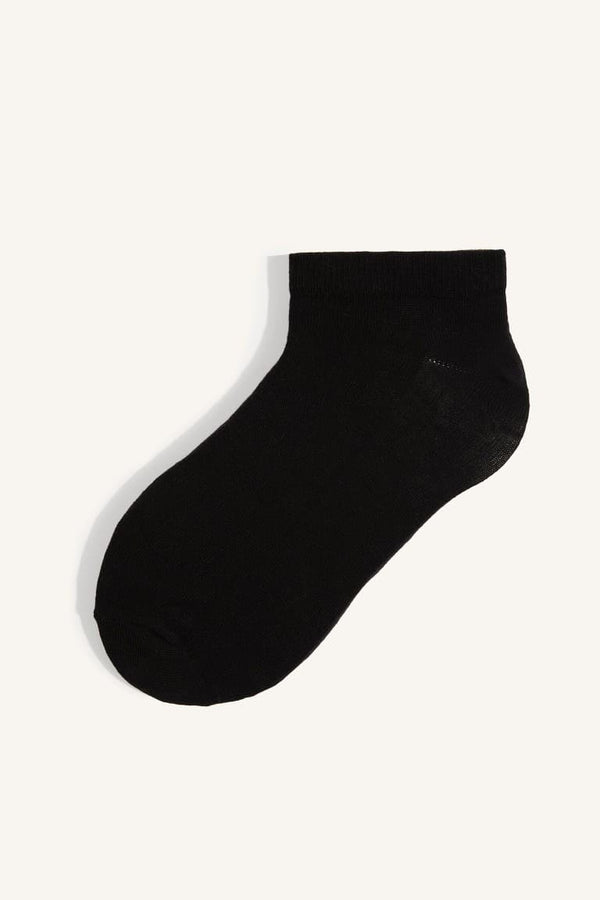 Mens 5-Pack Cotton Textured Booties Socks Set