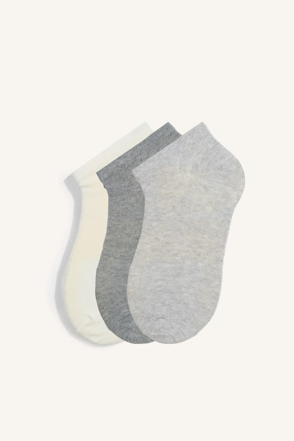 Women 3-Pack Cotton Booties Socks