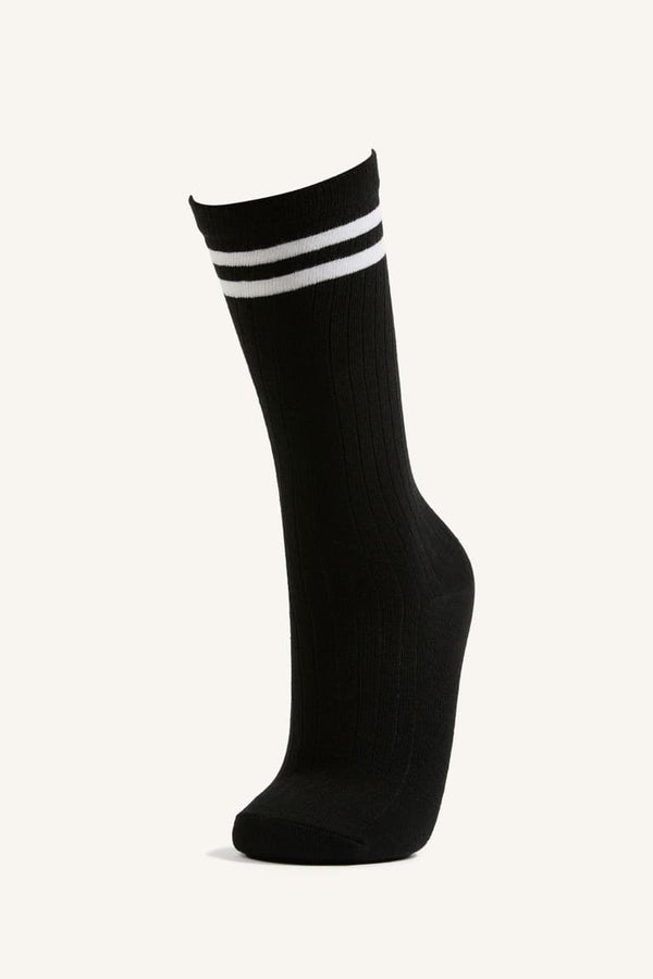 2-Pack Cotton Knee-Length Socks Girls