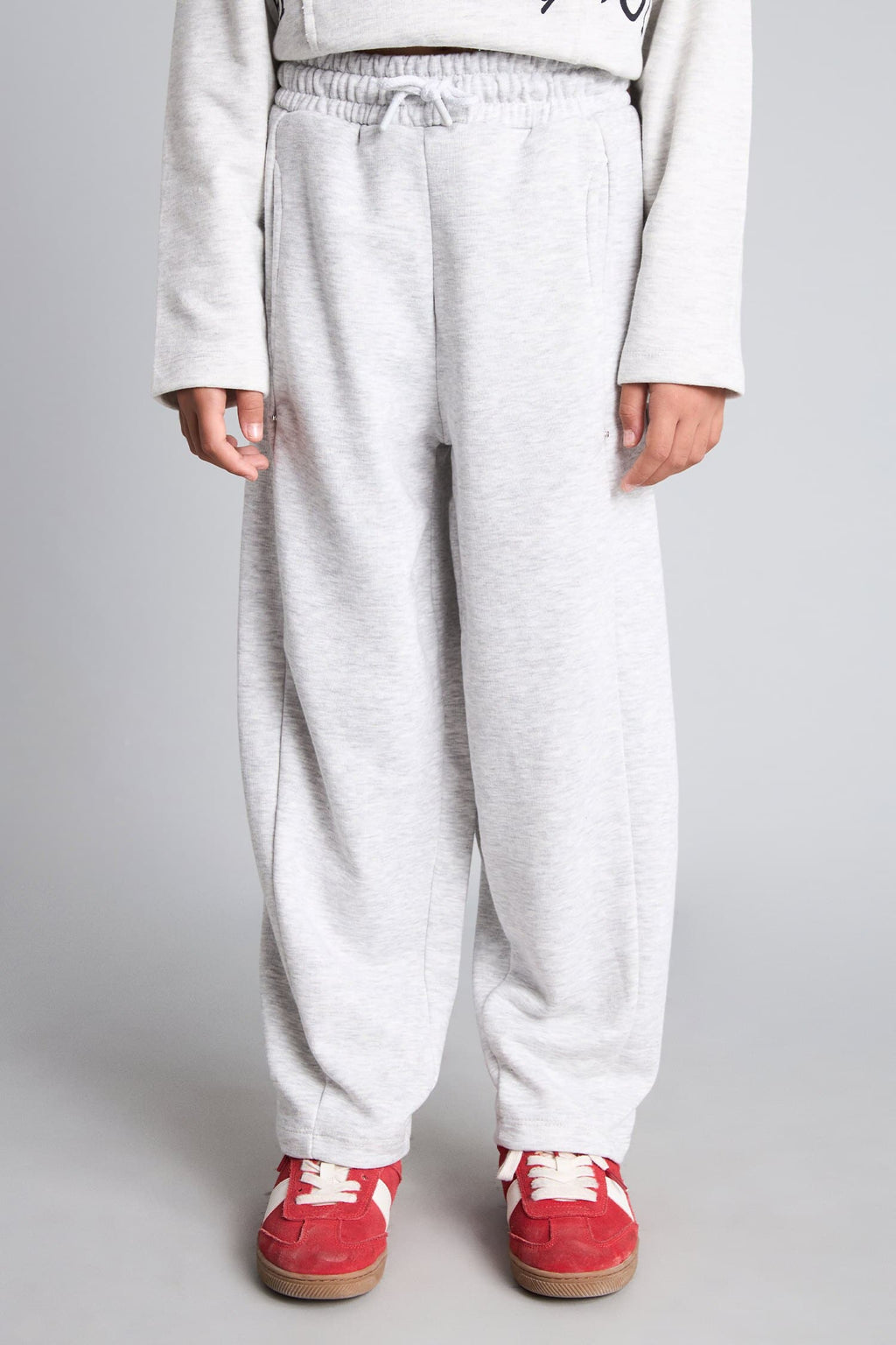 Cotton Loose Fit Pocket Tracksuit Girls