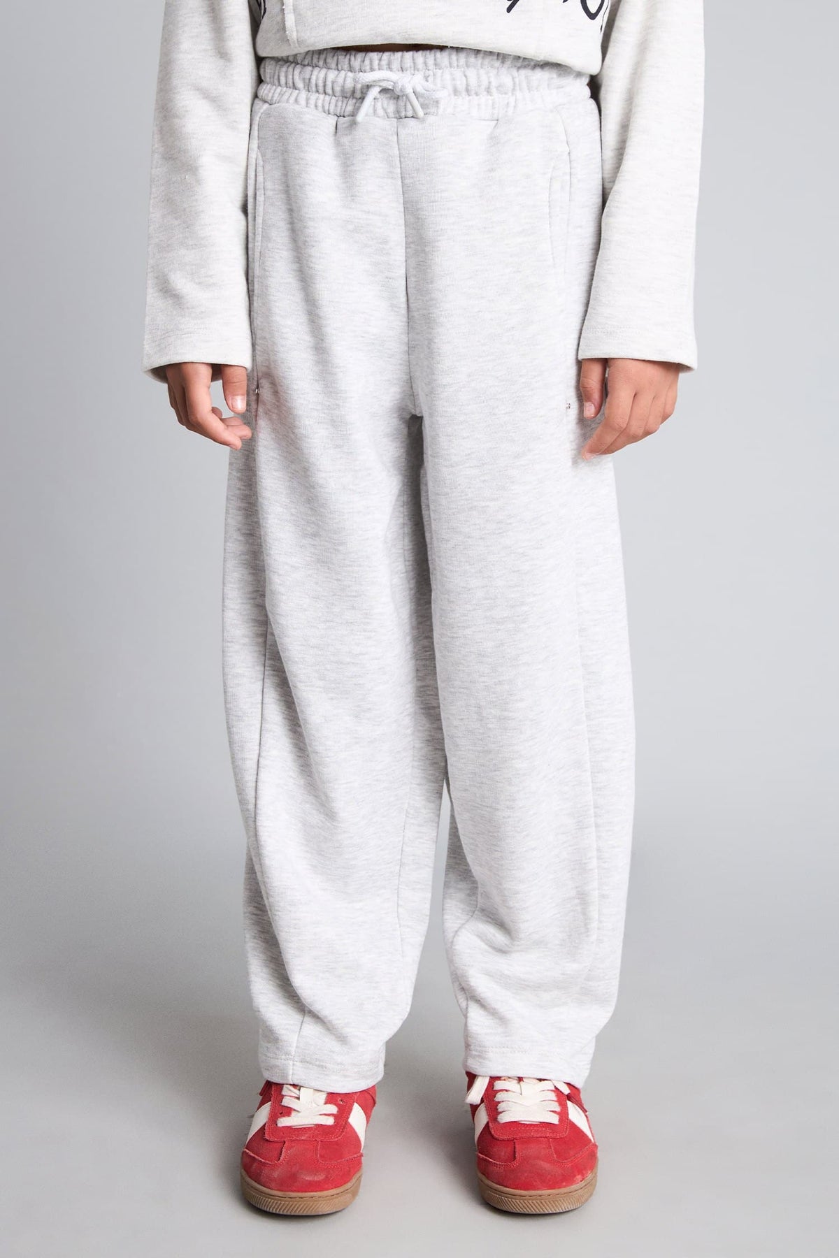 Cotton Loose Fit Pocket Tracksuit Girls
