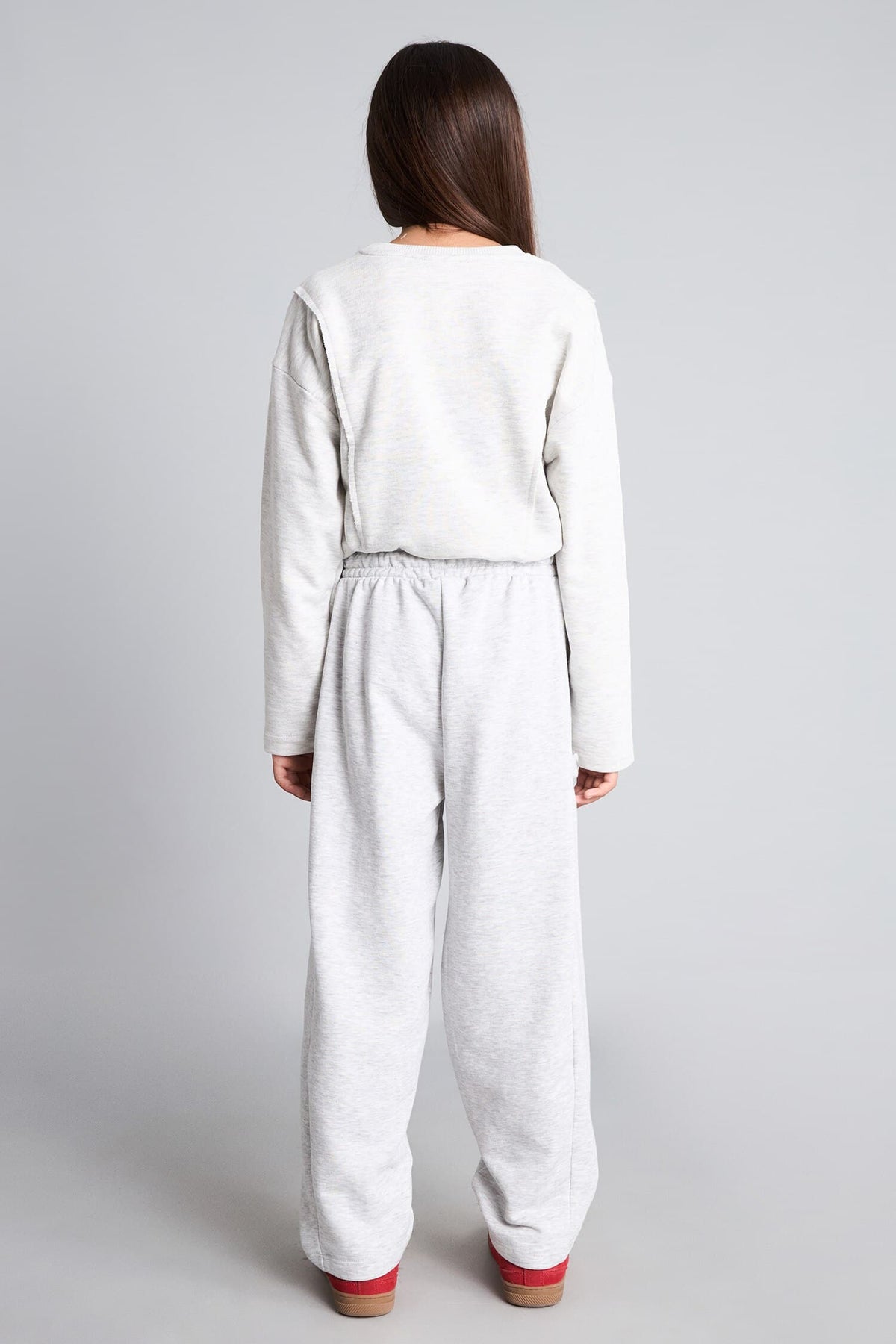 Cotton Loose Fit Pocket Tracksuit Girls