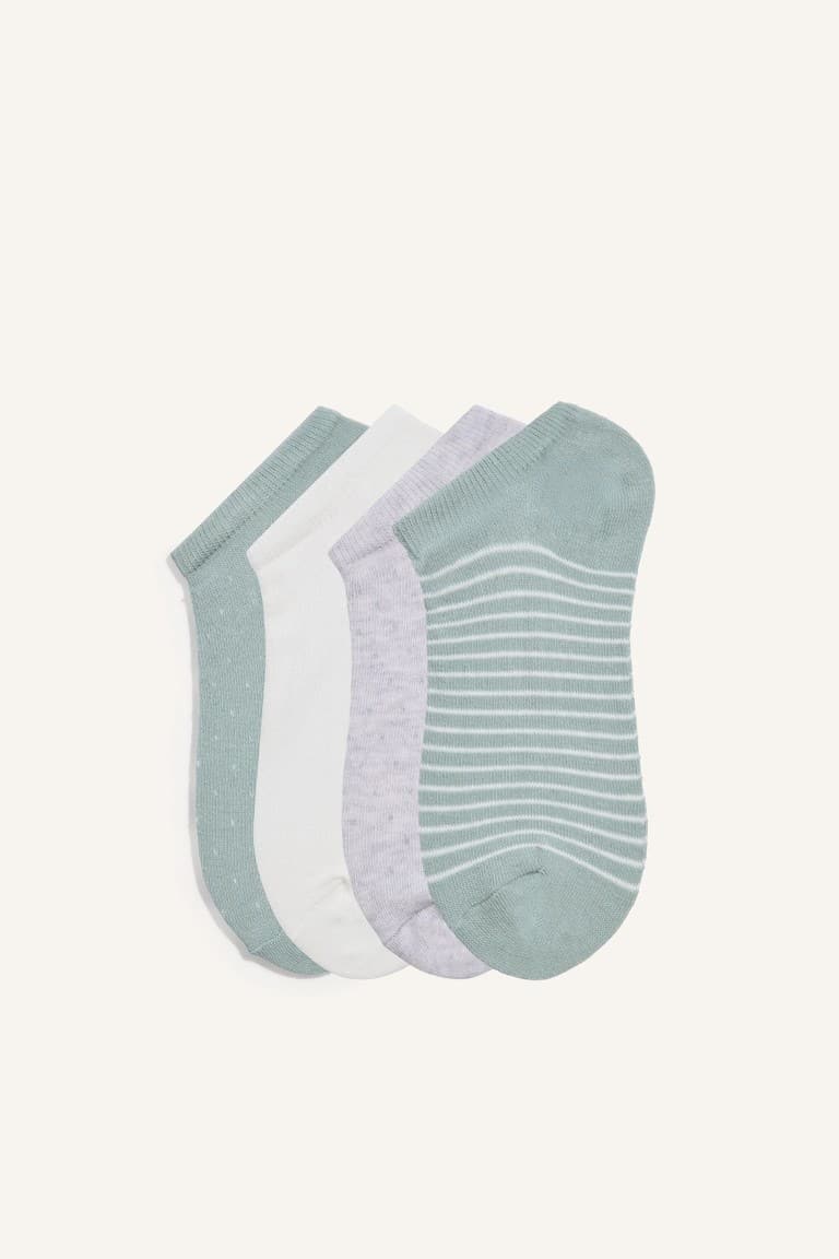 Women Invisible 5-Pack Cotton Sneaker Mixed Socks Main image