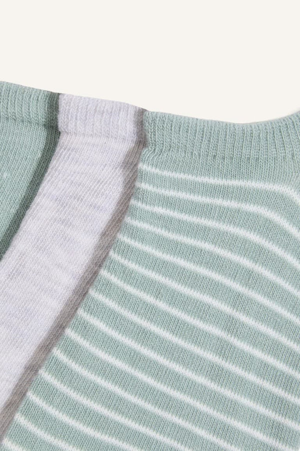 Women Invisible 5-Pack Cotton Sneaker Mixed Socks