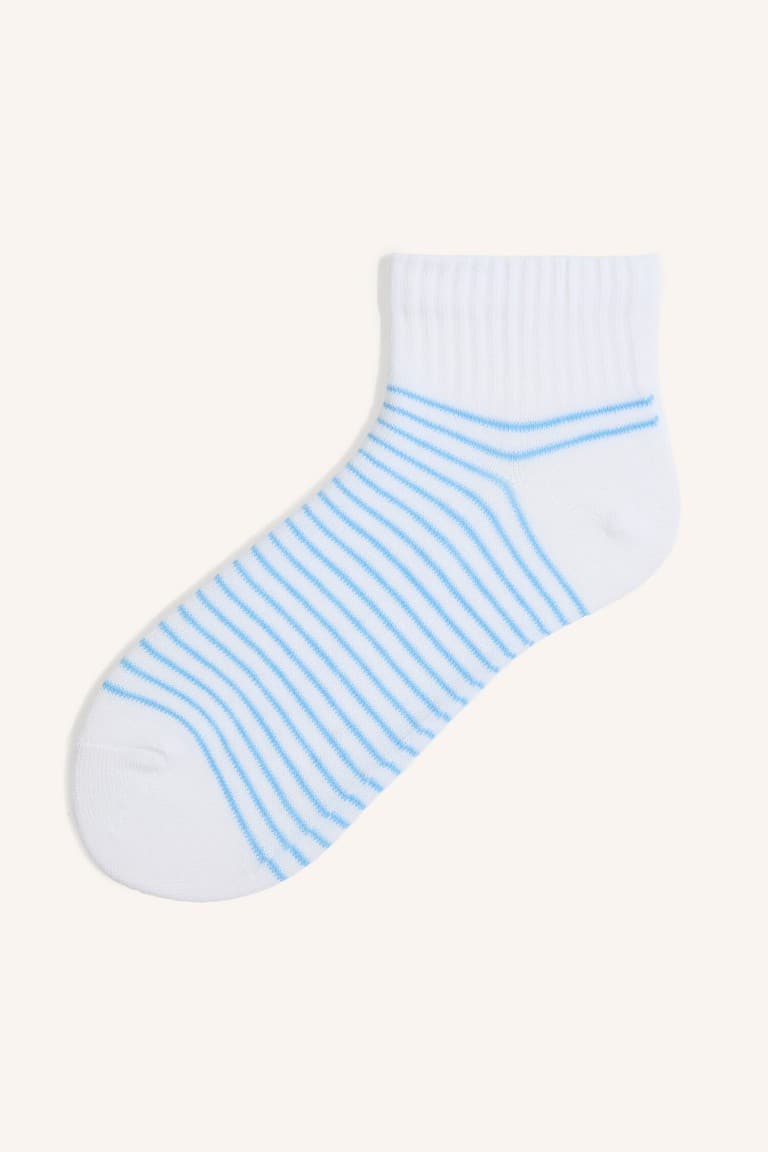 7-Pack Cotton Booties Socks Girls