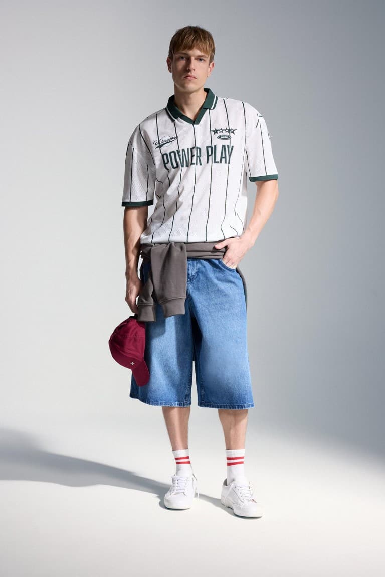 Super Baggy Fit Wide Leg Jeans Bermuda Shorts