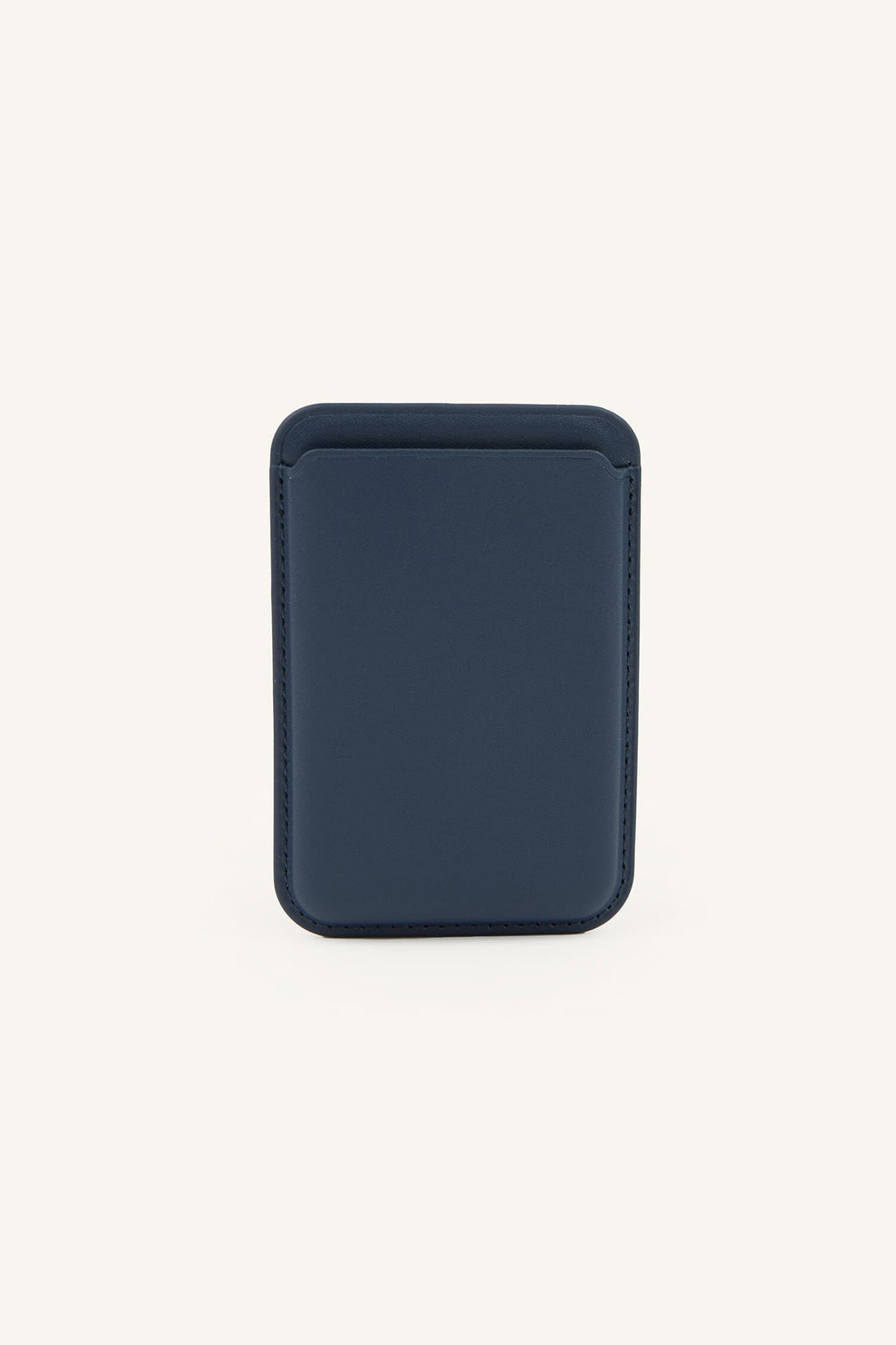 Magsafe Unisex Faux Leather Purple Card Holder