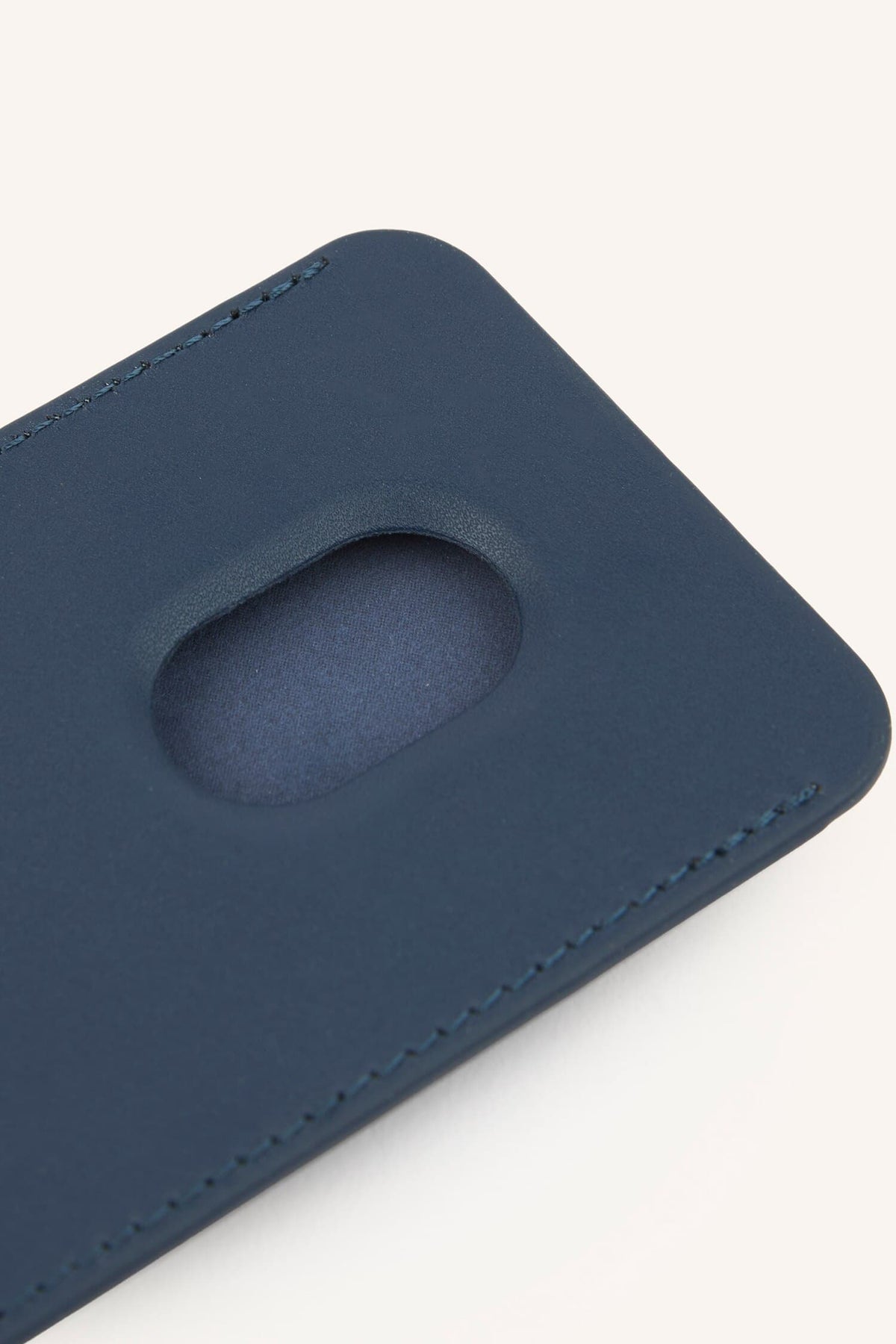 Magsafe Unisex Faux Leather Purple Card Holder