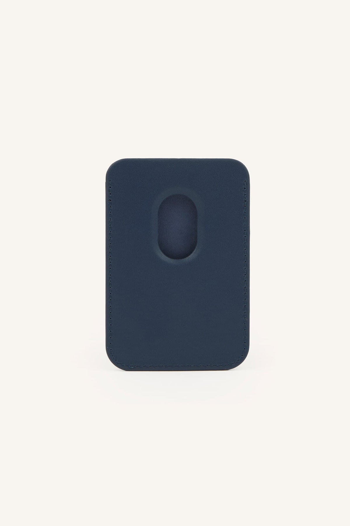 Magsafe Unisex Faux Leather Purple Card Holder