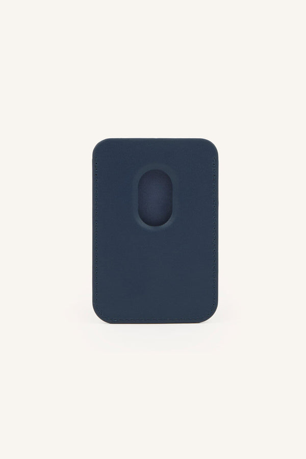 Magsafe Unisex Faux Leather Purple Card Holder