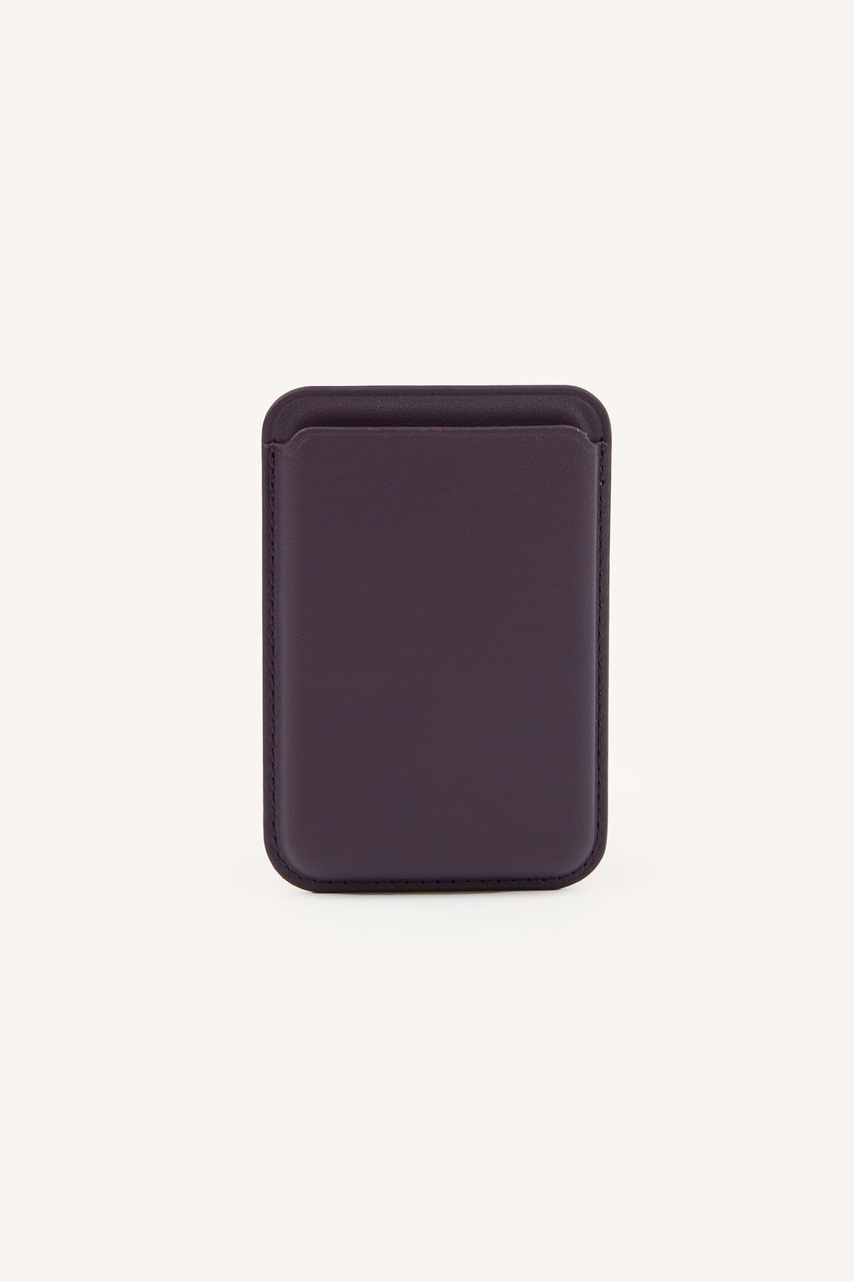 Magsafe Unisex Faux Leather Purple Card Holder Main image
