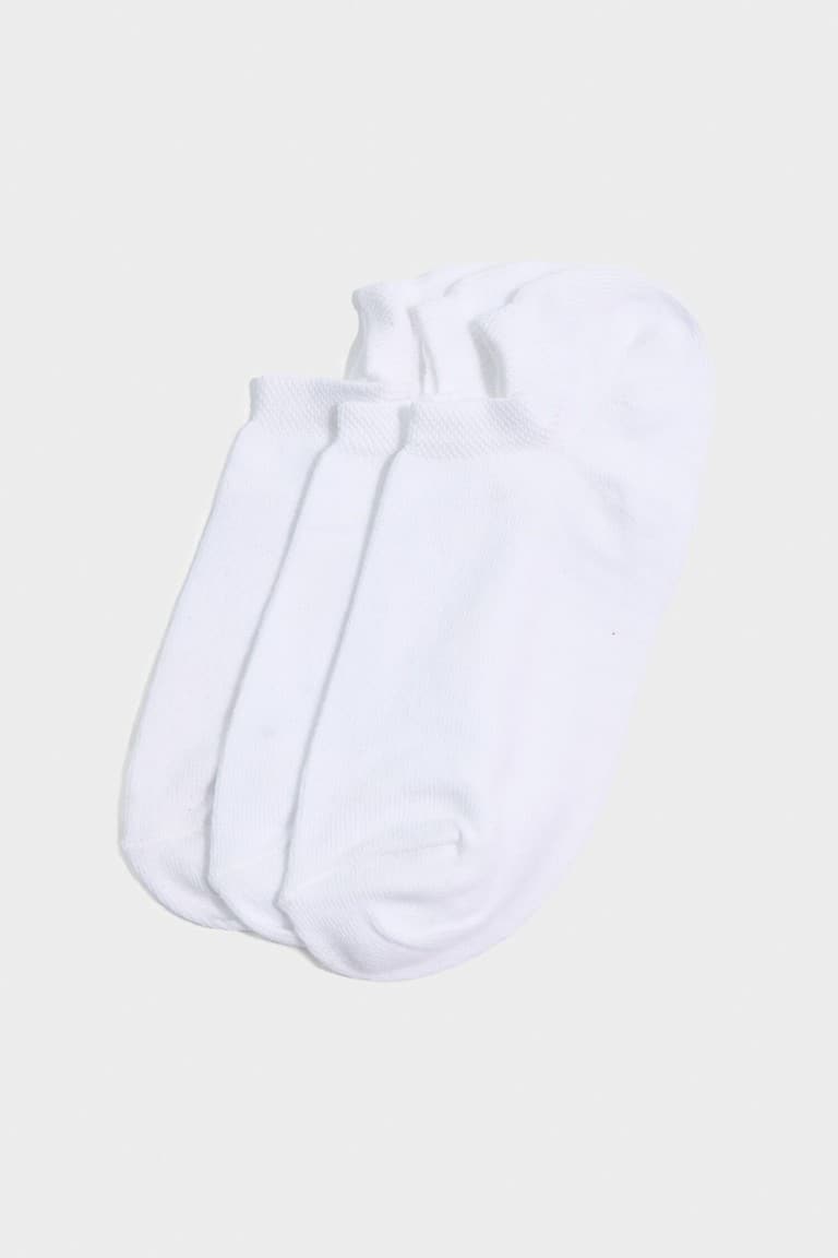 Women's Cotton 3 Pcs Sneaker Socks