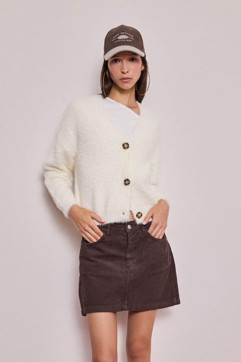 Regular Fit V-Neck Knitwear Cardigan