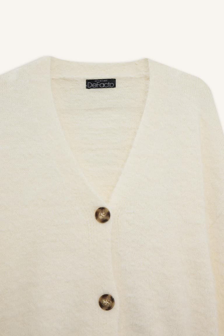 Regular Fit V-Neck Knitwear Cardigan