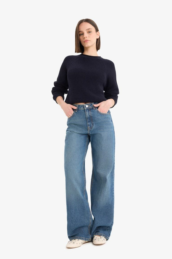 Regular Fit Crew Neck Knitwear Sweater