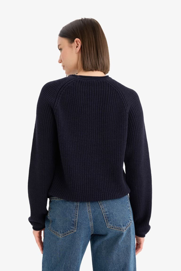 Regular Fit Crew Neck Knitwear Sweater