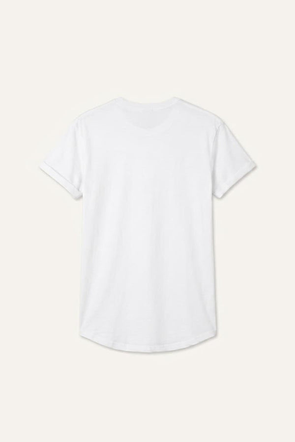 Long Muscle Fit Crew Neck Basic T-Shirt