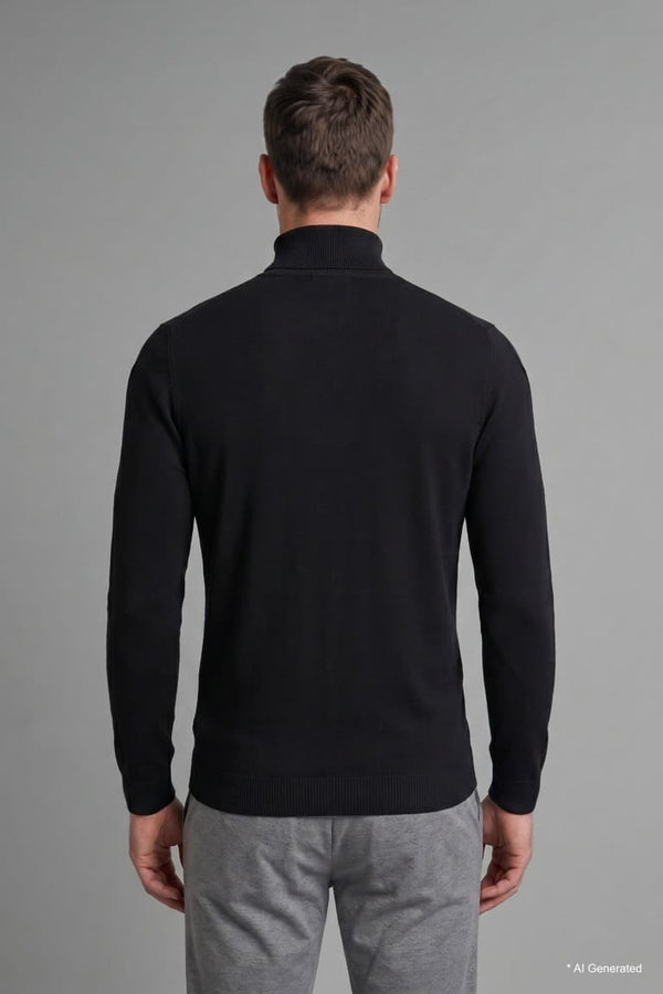 Slim Fit Slim Cut Turtleneck Basic Plain Knitwear Sweater