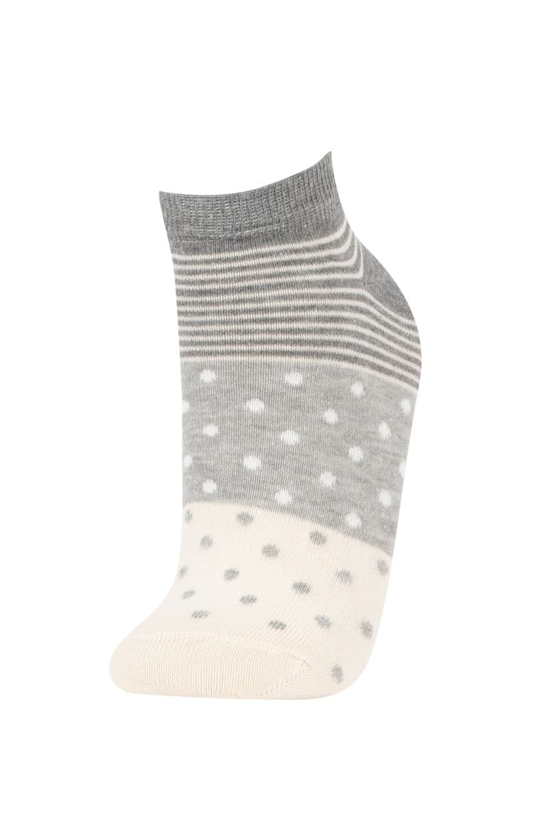Women Patterned 5-Pack Booties Socks