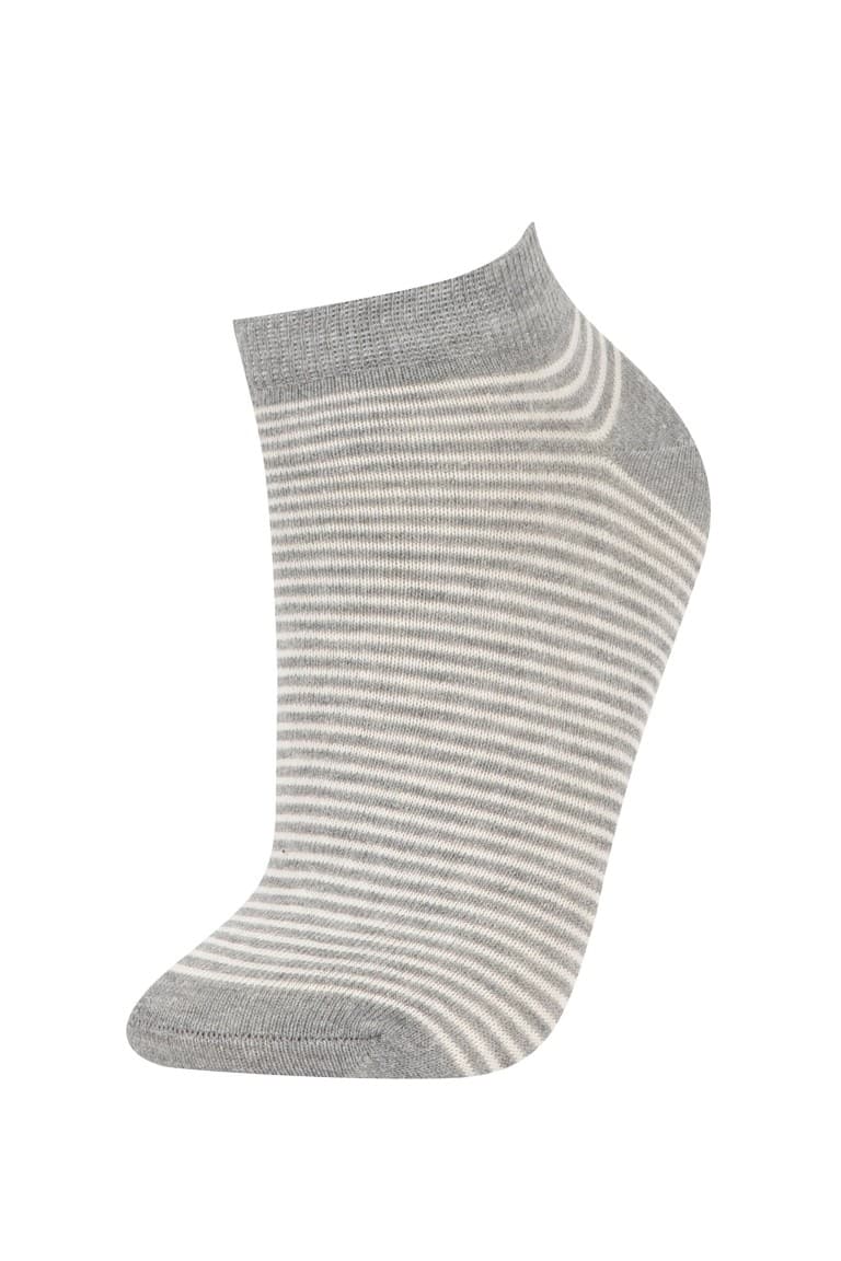 Women Patterned 5-Pack Booties Socks